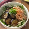 ツナラー油のトロトロなす丼の工程5