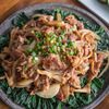 【ほうれんそうのコク旨オイスター豚こまのせ】スタミナ満点！