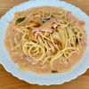 りぃママの作ってみた!投稿(一度食べたらクセになる！キムチクリームパスタ﻿)