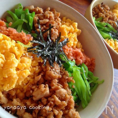 10分で完成 4色そぼろ丼 By Aya レシピサイト Nadia ナディア プロの料理家のおいしいレシピ 10分で完成 4色そぼろ丼 By Aya レシピサイト Nadia ナディア プロの料理家のおいしいレシピ