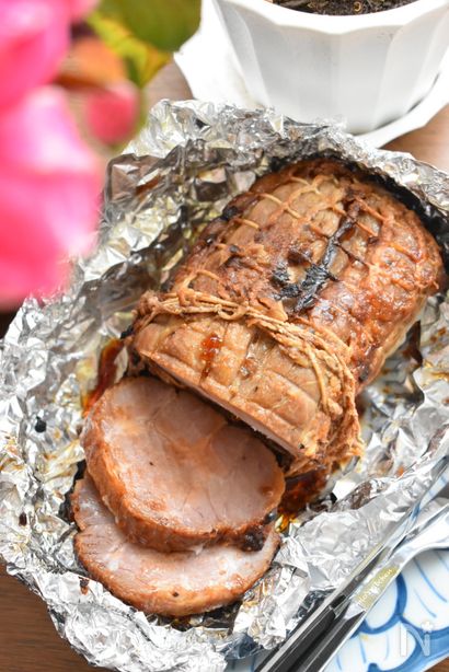 漬けて焼くだけ♡すき焼きのタレ+オイスターde焼豚♡