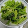 鶏皮坊主の作ってみた!投稿(『小松菜の洋風ごま和え』レンチンで作れる簡単副菜)