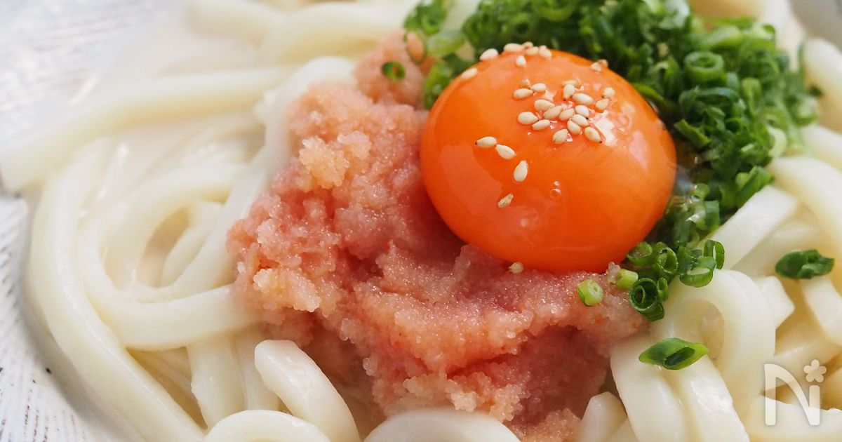 【5分ですぐ麺】冷凍うどんで時短！コク旨博多風豆乳明太うどん