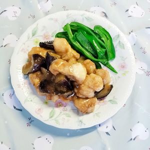 ぴんくツバメの作ってみた!投稿(鶏肉と茄子の黒酢あん)
