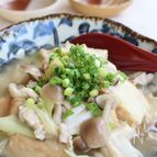 厚揚げと野菜の白だししょうがのトロトロ煮