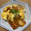 あきの作ってみた!投稿(ふわとろ卵のエビチリ丼)