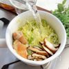 【キャベツとチキンの和風とろたまスープ】旨み濃縮！満足スープの工程2