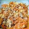 ゆみの作ってみた!投稿(ひき肉入り旨味噌にんじんシリシリ)