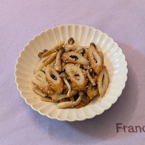 𝔂𝓾𝓶𝓲🍓の作ってみた!投稿(旨みたっぷり♩しめじとちくわの醤油麹きんぴら)