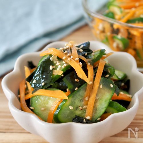 【きゅうりとわかめの中華サラダ】食感が楽しい！やみつきレシピ