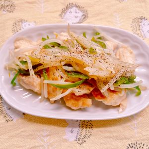 ビートの作ってみた!投稿(【 鶏むね肉とピーマンの塩だれ炒め】お肉しっとり♪簡単おかず)