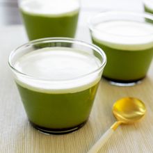 フライパンで作る濃厚なめらか抹茶プリン