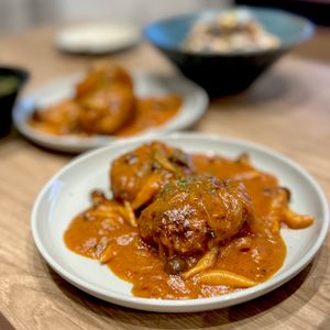 くるぶし。の作ってみた!投稿(【煮込みハンバーグ】我が家一番人気おかず♡小さめ簡単Ver.)