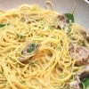 フライパン一つで作る!豚肉のガリバタパスタの工程3
