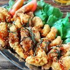鶏むねでおつまみ【甘辛スティックチキン】
