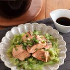 鮭とキャベツの蒸し煮