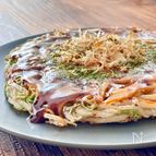 材料少なすぎ＊もやしだけお好み焼き