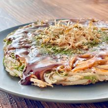 材料少なすぎ*もやしだけお好み焼き