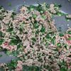 濃厚鶏だしで作る『ひき肉とニラの旨味噌パスタ』の工程2