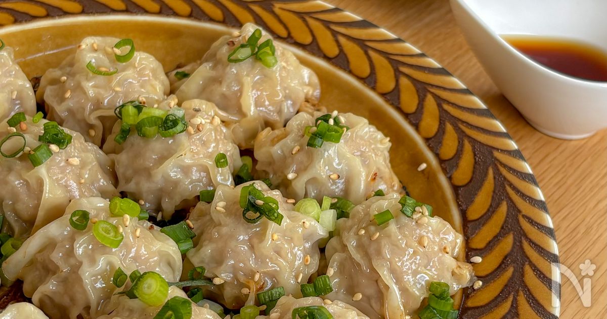 【皮は乗せるだけ！】ワンパン焼き焼売