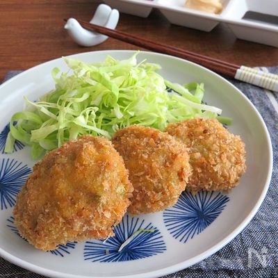 キャベツたっぷりミンチカツ☆お弁当にも♪