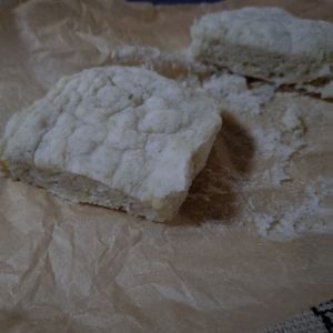 1171407の作ってみた!投稿(レンジで簡単♪ノンシュガーバナナ米粉蒸しパン！油なし卵なし)