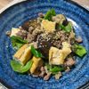 単身赴任おじさんの作ってみた!投稿(味噌が決め手！なすとピーマンの豚ひき肉＆厚揚げの味噌炒め)