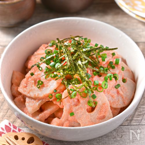 明太レンコン和え│シャキ旨♪10分おつまみ副菜