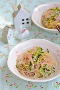 給食風春雨の中華風サラダ【作り置き】