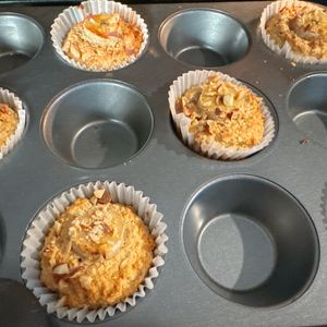 もめむみまの作ってみた!投稿(【おやつや朝食に】グルテンフリーのオートミールバナナマフィン)