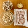 【秋の鶏むね肉中華炒め】食感も楽しめる大満足できるおかず♪の下準備