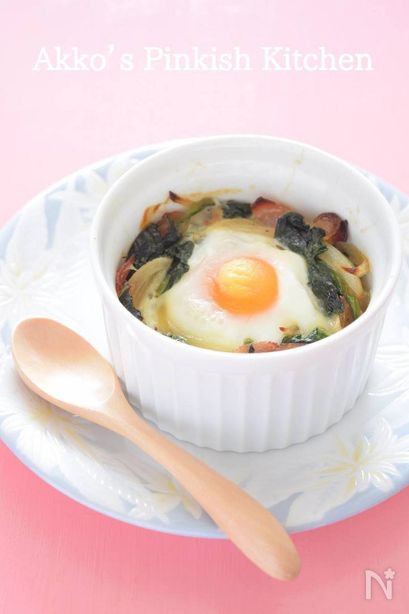 ココット　簡単☆朝ごはん