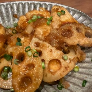 1563088の作ってみた!投稿(放置でOK♪『鶏むね肉とレンコンの重ね焼き〜甘酢照り焼き〜』)