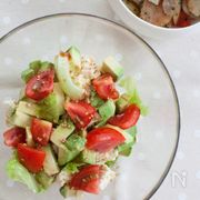 食欲のない日におすすめ！豆腐のサラダ
