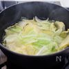 『白菜と豚バラきのこのピリ辛味噌鍋』具沢山！体温まる♪♪の工程2