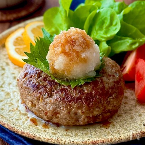 ふんわり豆腐ハンバーグ♩おろしぽん酢仕立て