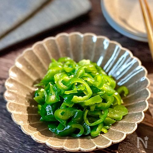 レンジで簡単！ピーマンナムル
