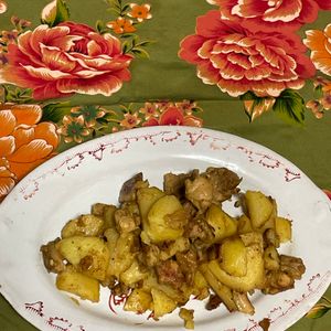 三太夫の作ってみた!投稿(鶏肉と新じゃがのタンドリー炒め)