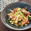 ご飯が進む!ブリとゴロゴロ野菜の黒酢炒め