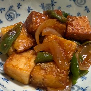 チョビの助の作ってみた!投稿(仕事終わり10分でOK👍【甘辛厚揚げ】)
