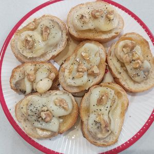 milkの作ってみた!投稿(はちみつチーズおつまみバナナトースト)