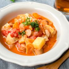 野菜たっぷり！和風まろやかトマトスープ