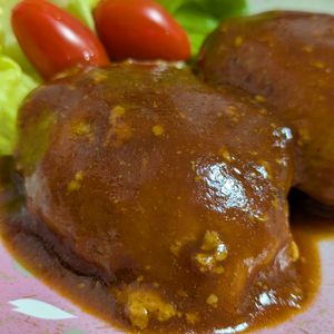 秋風の作ってみた!投稿(定番美味しい！基本の【ハンバーグ】のレシピ)