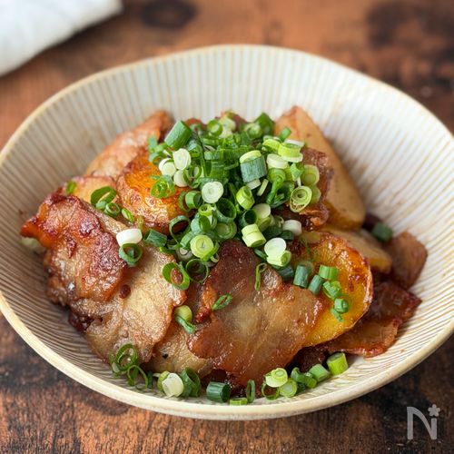 カリッ！ほくほくコク旨！【肉じゃが風甘辛焼き】