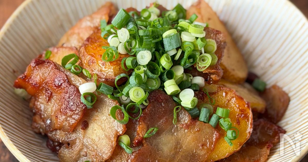 カリッ！ほくほくコク旨！【肉じゃが風甘辛焼き】
