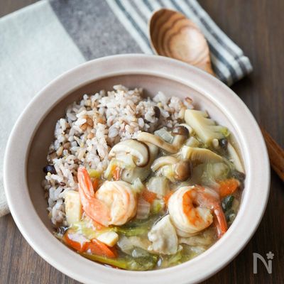 八宝菜風あんかけ【幼児食・取り分けレシピ】