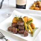 牛肉と新じゃがのレモン醤油ペッパーソテー
