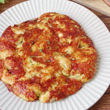【どーんと大きい！鶏むねカレーチーズ焼き】鶏むね1枚で作る♪