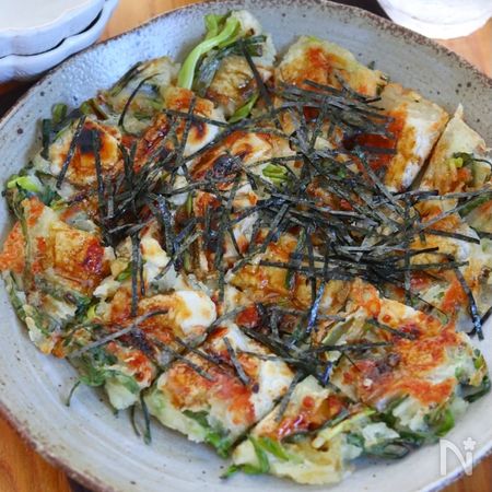 絶品 ねぎと餅とチーズの磯辺焼き風チヂミ By Mayumillion レシピサイト Nadia ナディア プロの料理家のおいしいレシピ