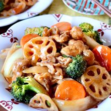 【豚こまで野菜たっぷり酢豚】簡単に作れて栄養満点